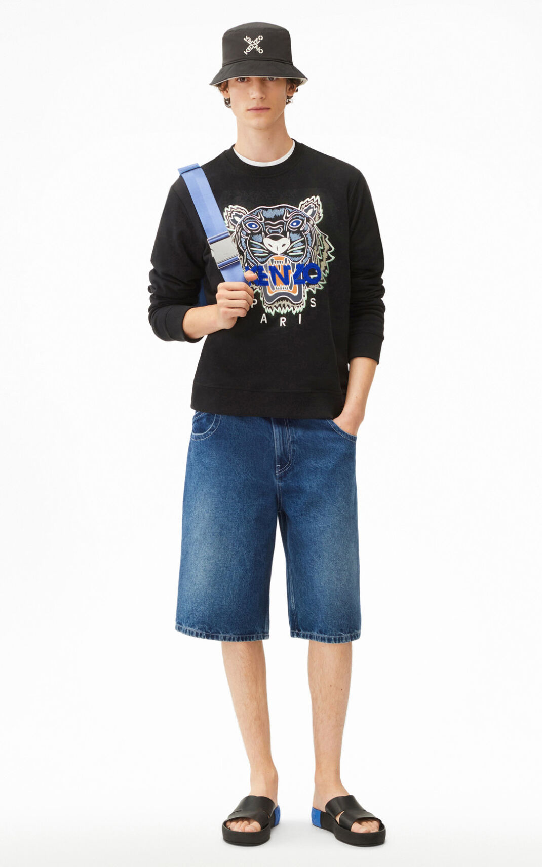 Sweat Kenzo Homme Tiger Noir HXYUJ-0562